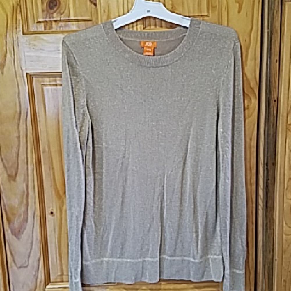 Golden Lightweight Long Sleeve Sweater